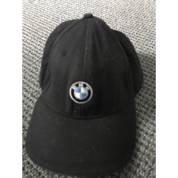 BMW Lifestyle Logo Hat Black Adjustable - Picture 1 of 5